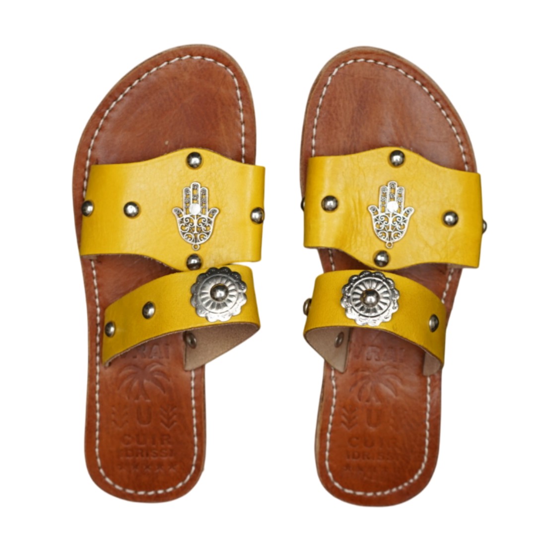 Sandales "Amira Sole" en cuir