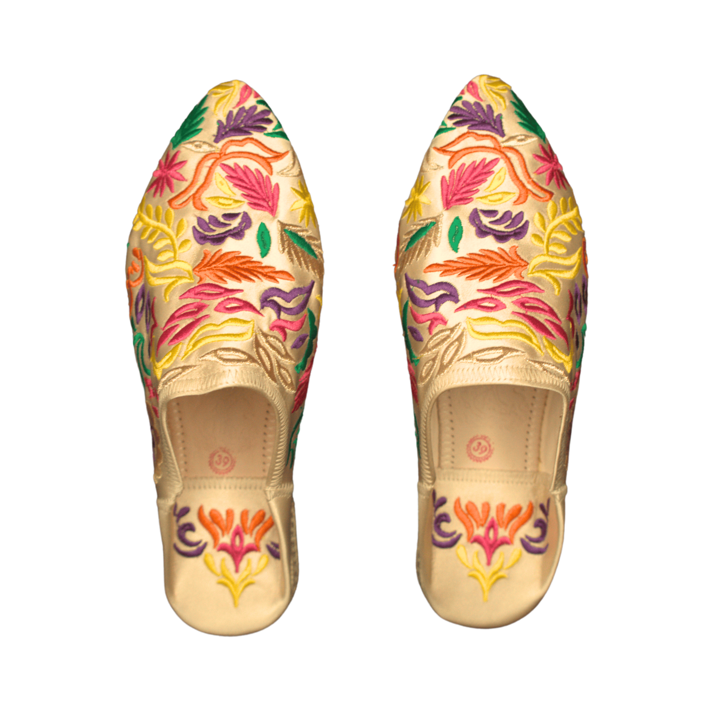 Babouche "Hélios" colorée