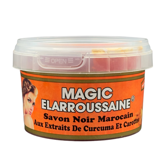 Savon noir aux extraits de Curcuma et Carottes