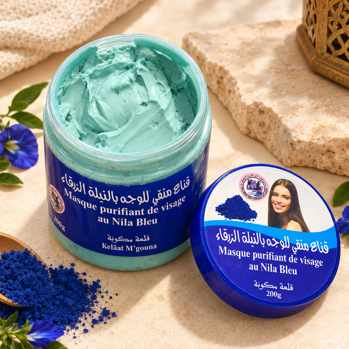 Masque Purifiant Visage au Nila Bleu