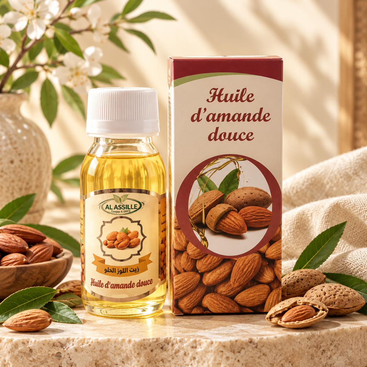 Huile d’amande douce – 60 ml